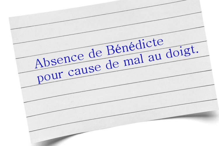 Mots d’excuses
